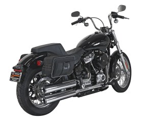Photo of motorcycle with saddlebags installed